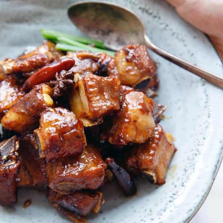 Red Braised Pork Ribs - China Sichuan Food