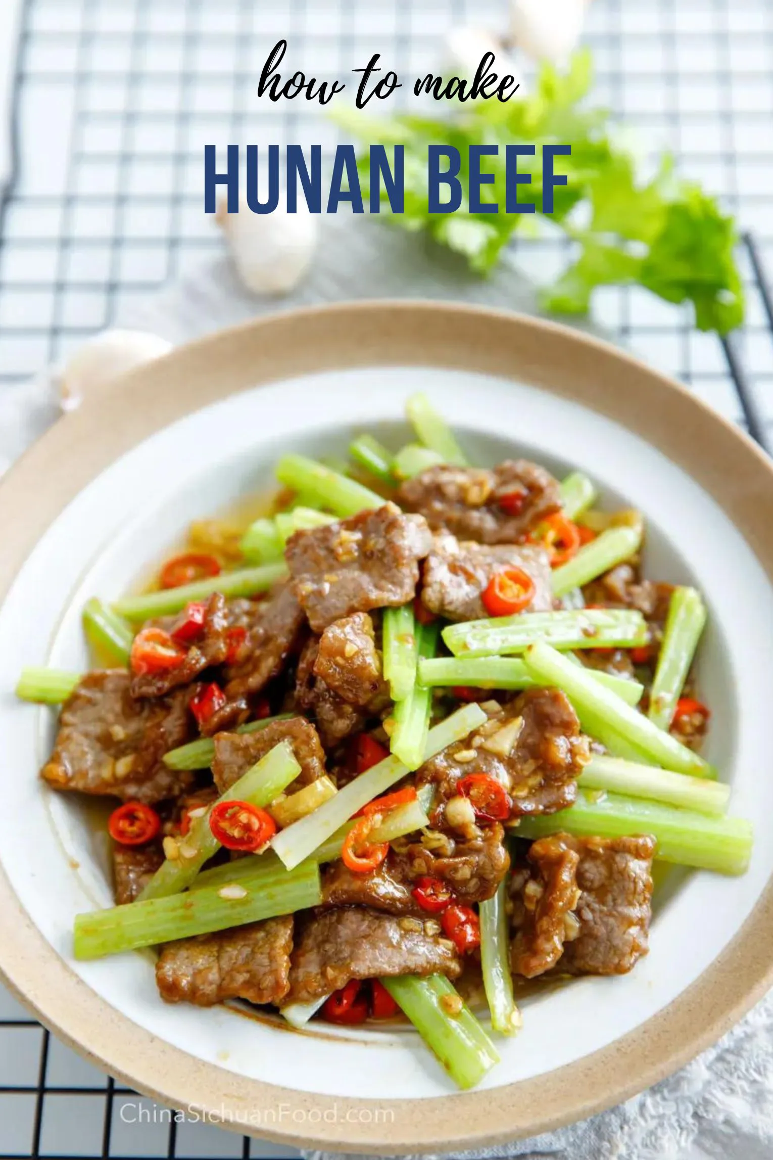 Hunan Beef Recipe|chinasichuanfood.com