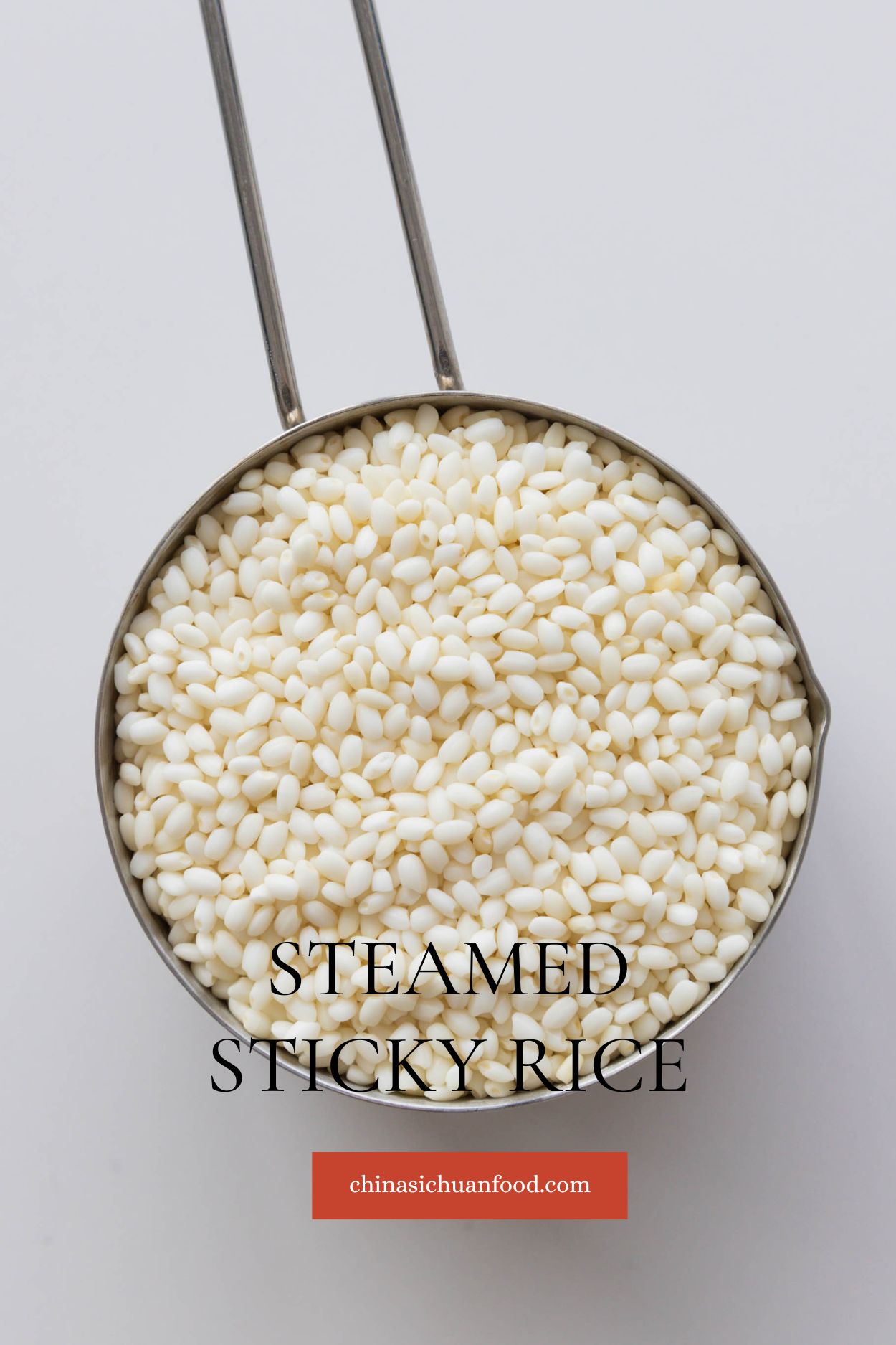 Easy Sticky Rice Recipe (Glutinous Rice)  Steamer and Rice Cooker Methods  - Tasty Little Dumpling