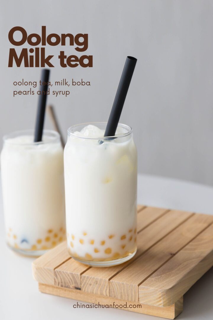 Oolong milk tea - Oolong boba - China Sichuan Food