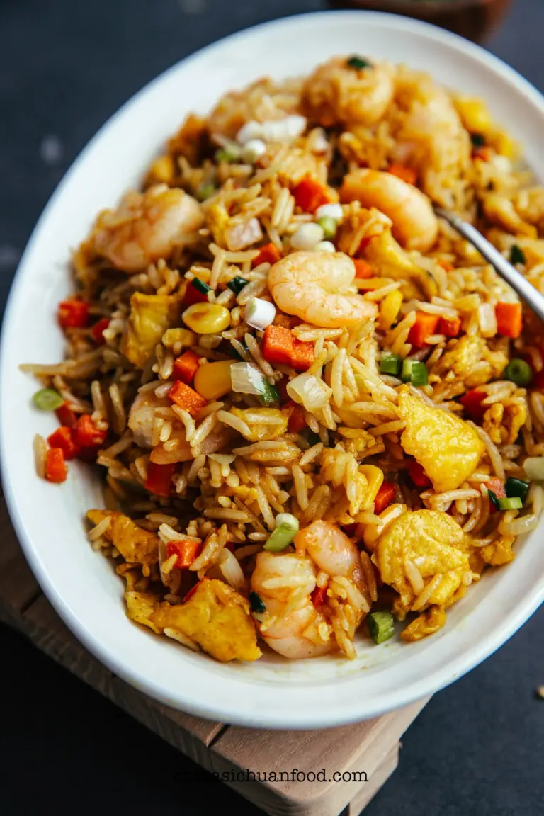 Easy Curry Fried Rice With Shrimp