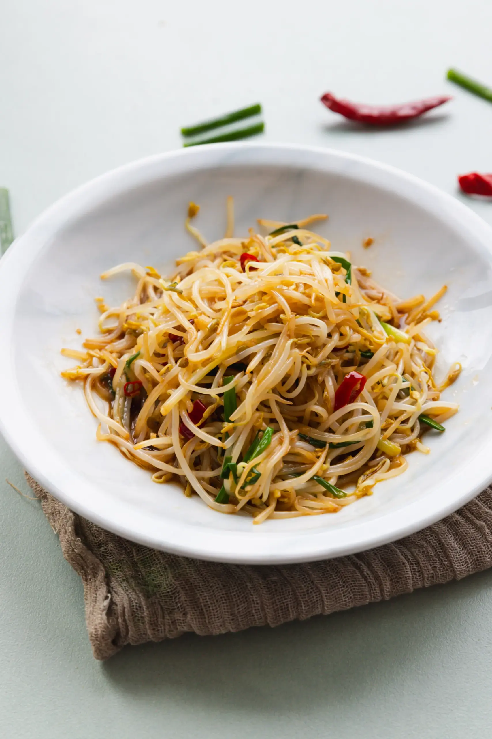 Easy bean sprouts stir fry