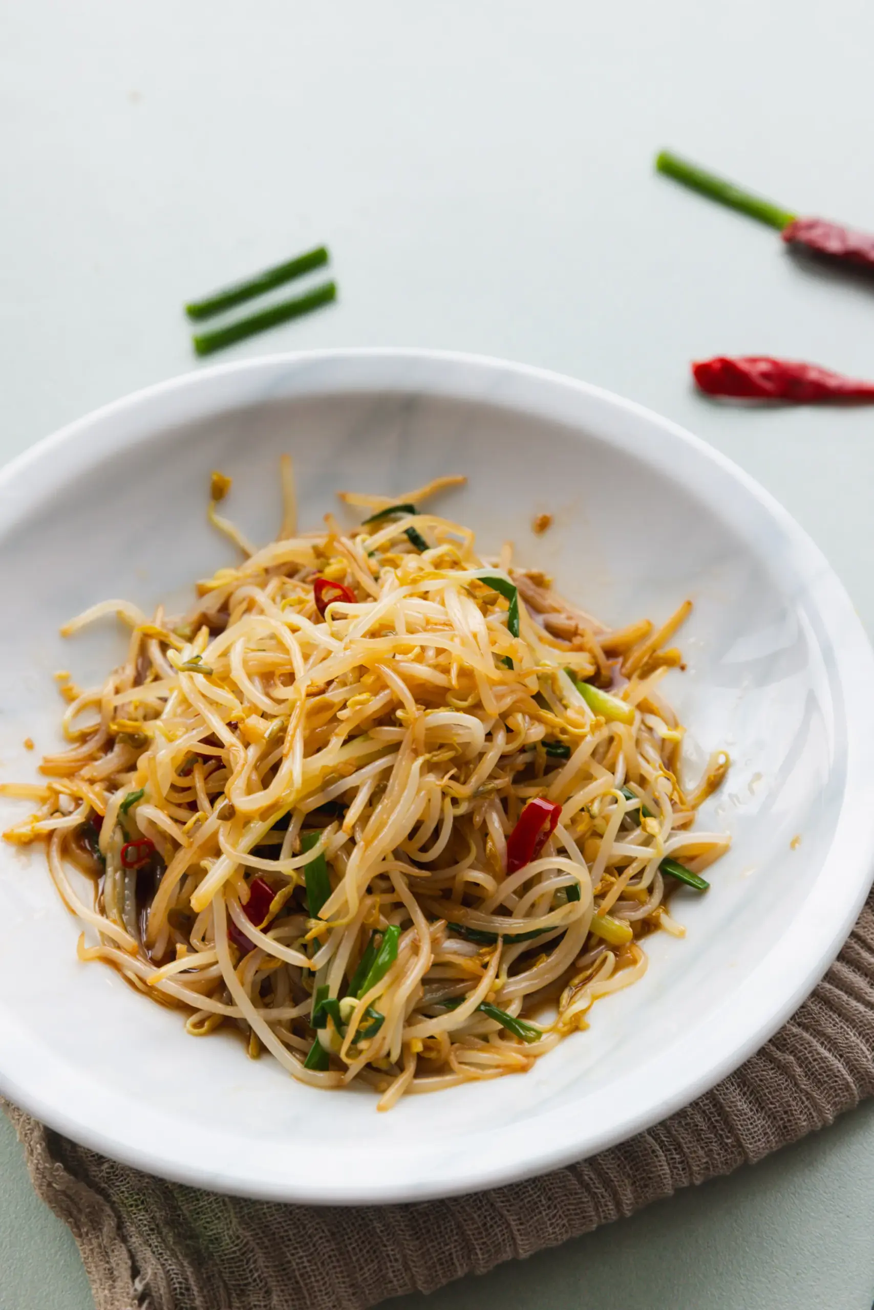 Easy bean sprouts stir fry