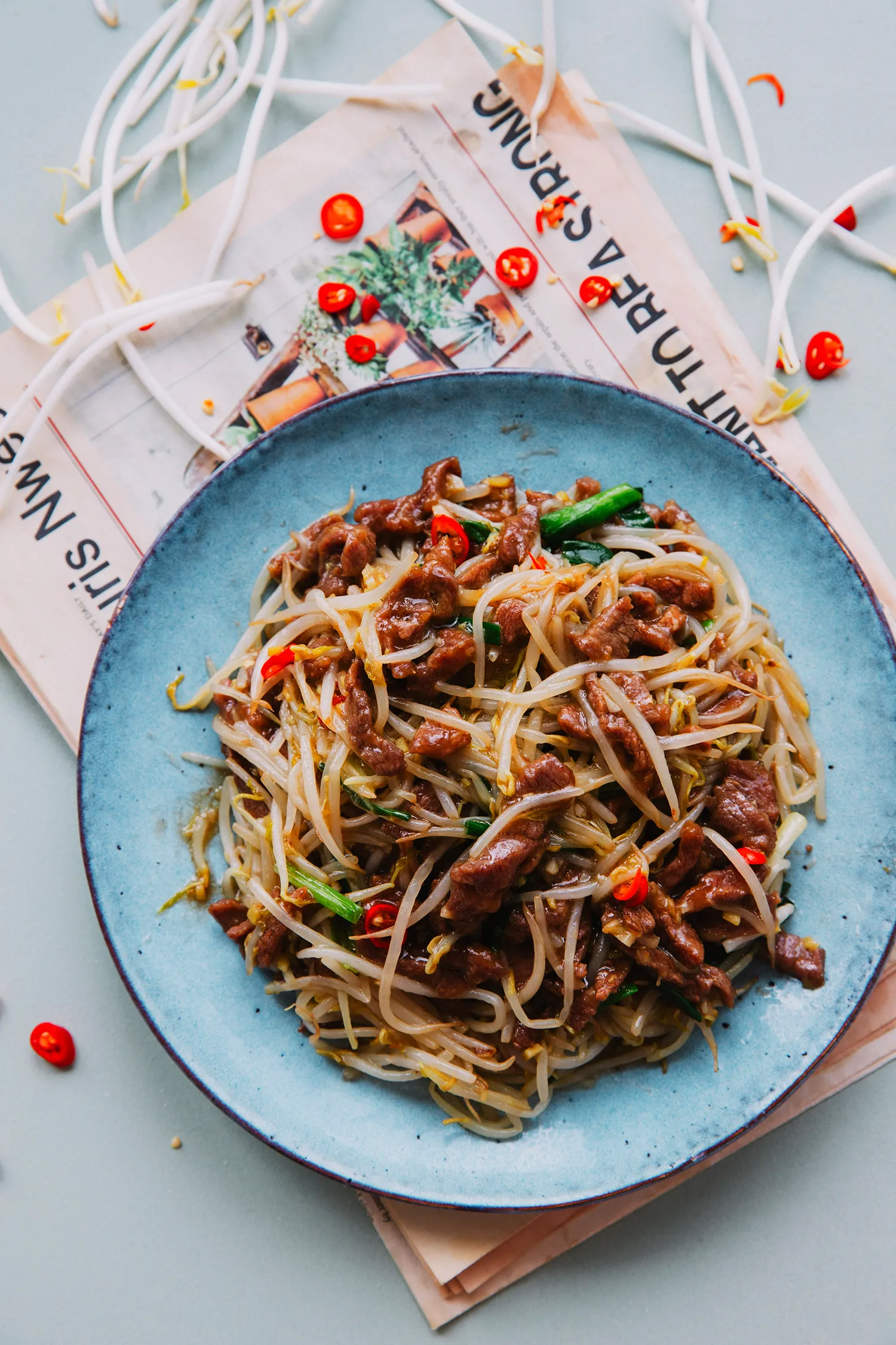 pork and bean sprouts stir fry | chinasichuanfood.compork and bean sprouts stir fry | chinasichuanfood.com