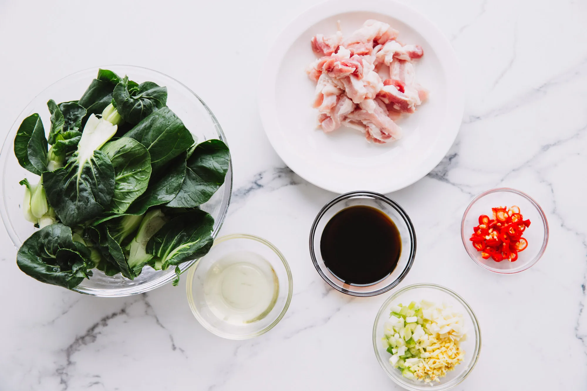 bok choy and pork belly stir fry | chinasichuanfood.com