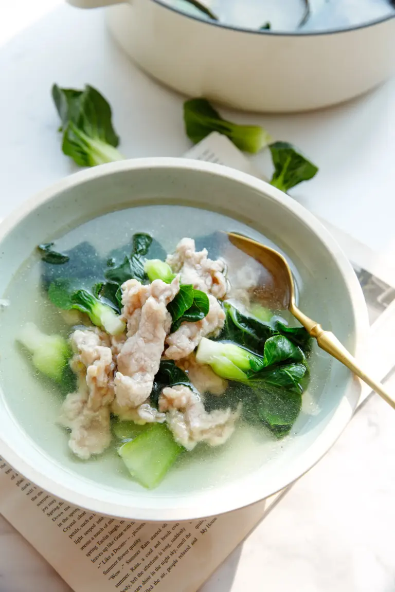 Pork and Bok Choy Soup