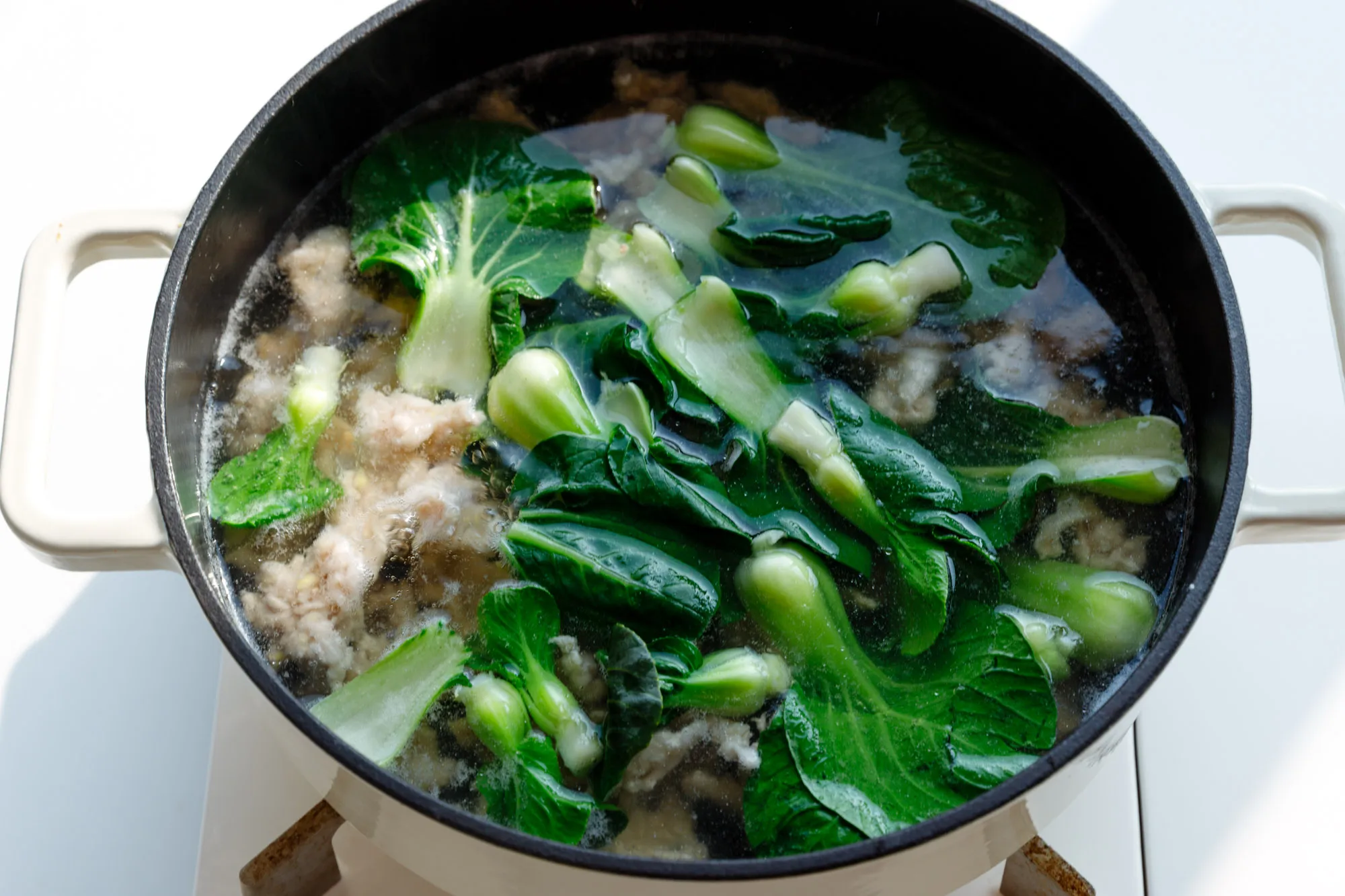 bok choy and pork soup | chinasichuanfood.com