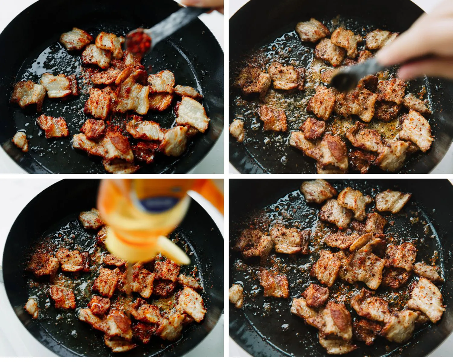 spicy honey pan-fried pork belly |chinasichuanfood.com